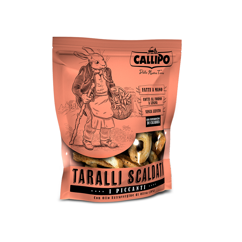 [CLP042B] TARALLI PEPERONCI 280G CALLIPO