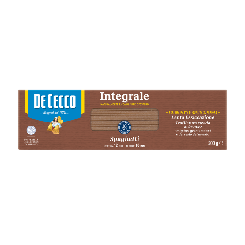 [DCC012I] SPAGHETTI INTEGRALI N°12 - 500G