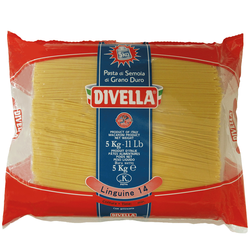 [DVL0145] LINGUINE N14 5KG DIVELLA