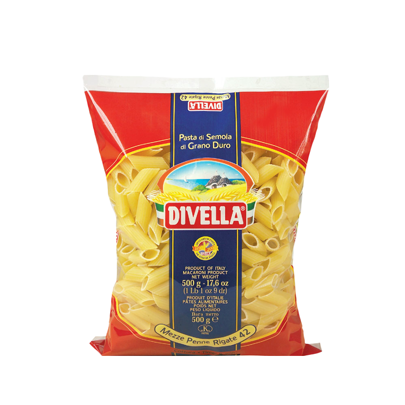 MEZZ PENNE RIGA N42 500G DIVEL