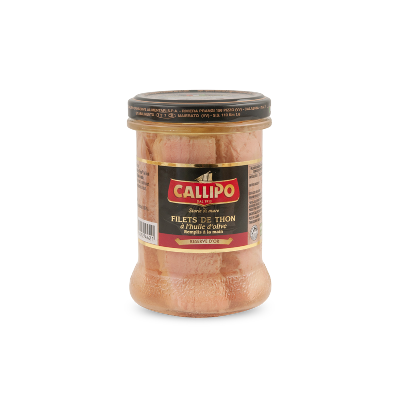 [CLP007] FILET DE THON A L'HUILE D'OLIVE "RISERVA ORO" - 200G