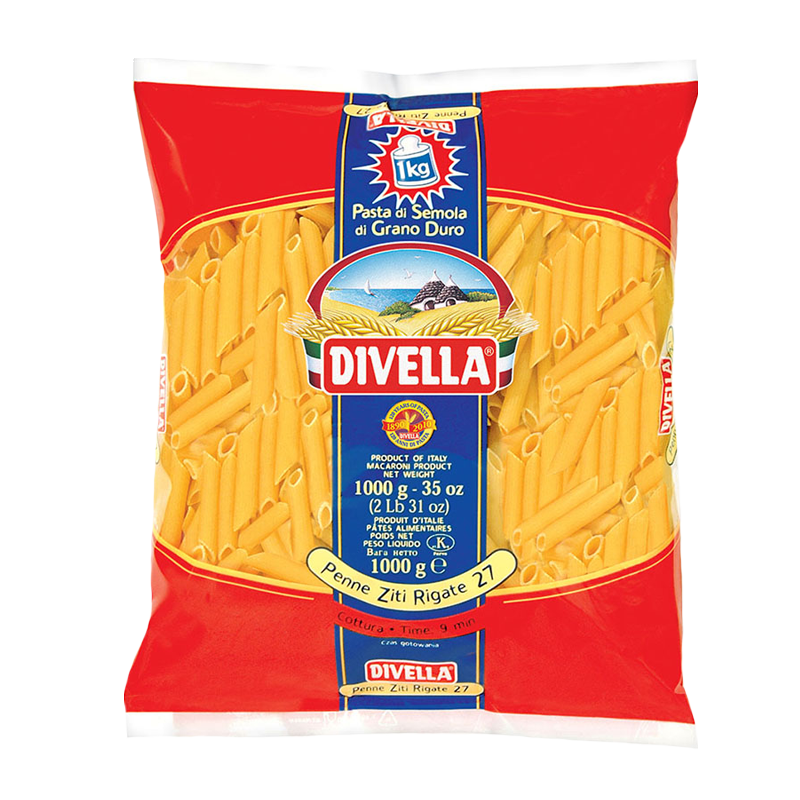 [DVL0271] PENNE ZITI RIGATE N27 1KG DIVE