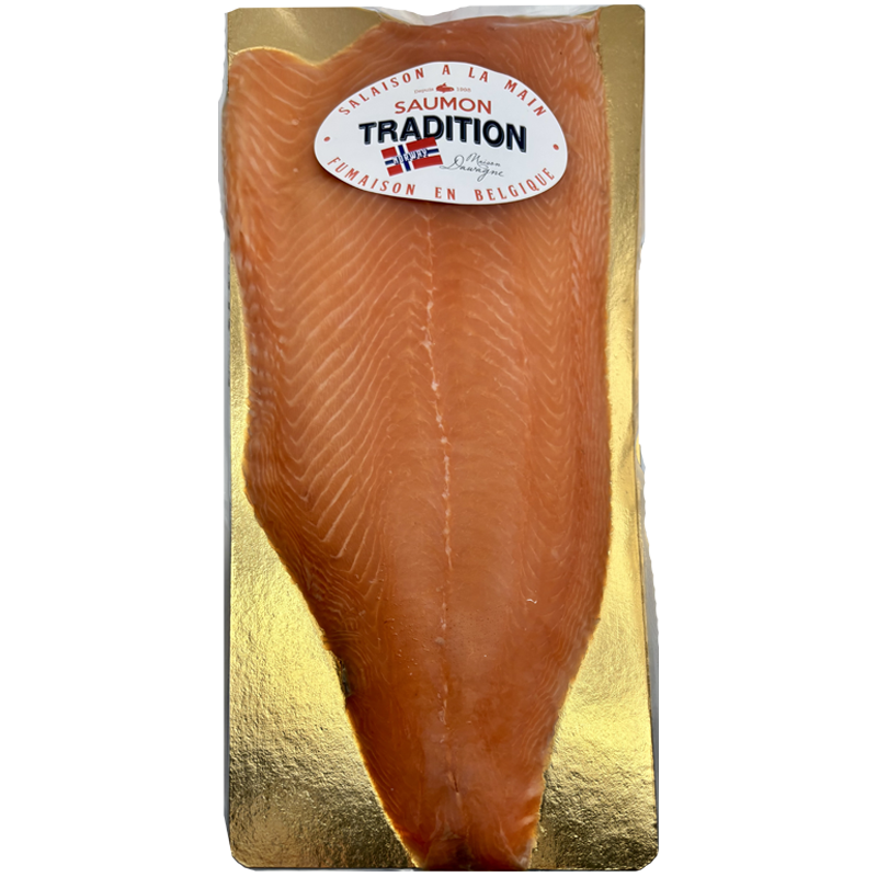SAUMON FUME PRETRANCHE 1,47KG